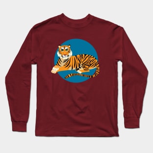 Thoughtful Tiger Long Sleeve T-Shirt